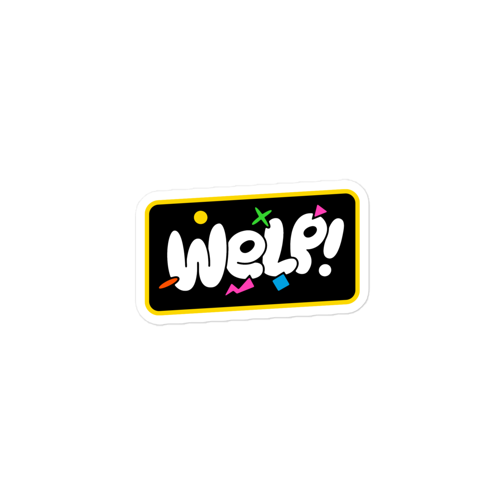 Welp! Sticker