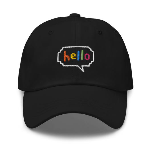 Hello Baseball Cap