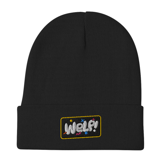 Welp! Embroidered Beanie